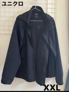 ユニクロ　ウインドプルーフスタンドブルゾン　ブラック　XXL UNIQLO