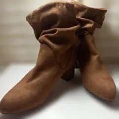 【美品】 style JELLY BEAMS スエード調 くしゅくしゅブーツ M