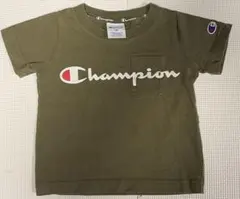 早い者勝ち‼️Champion カーキTシャツ 100cm