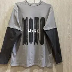 M+RC NOIR グレー ブラック 長袖 Tシャツ