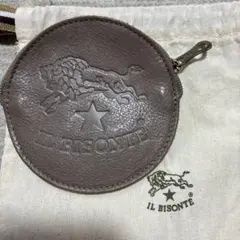 IL BISONTE レザーコインケース 小銭入れ　　グレーのサムネイル