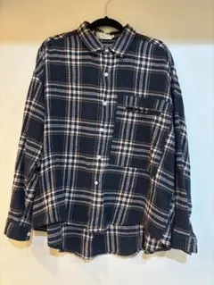 【SALE】チェックフランネルシャツ