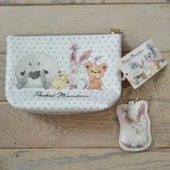 ポケモン　ポーチ　キーホルダー　チャーム　ニンフィア　イーブイ　新品　しまむら