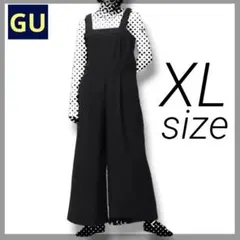 GU スクエアネックジャンプスーツ ノースリーブ XL ブラック ⭐️未使用⭐️のサムネイル