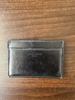 SAINT LAURENT(サンローランパリ) ブラックレザー カードケース