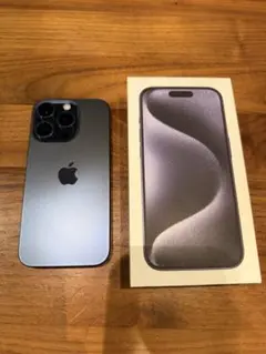 Apple iPhone 15 Pro 256G ブルーチタニウム 本体