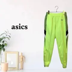 zG1413【M】asics トラックパンツ 切替デザイン サイドライン