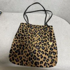 ヒョウ柄ショルダーバッグ