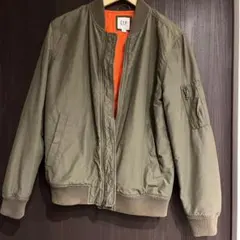 【大人気】GAP ギャップMA 1フライトジャケットカーキ 古着 ブルゾン
