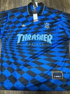 メッシ着用品 adidas x Thrasher AFA Jersey XL - メルカリ