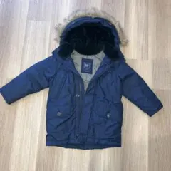 GAP KIDS ダウンコート XSネイビー