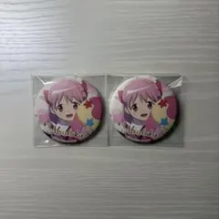 魔法少女まどか☆マギカ 鹿目まどか 缶バッジ 2個セット