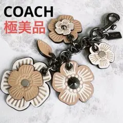 極美品☆コーチ☆COACH ティーローズ バッグチャーム☆キーホルダー☆リベットのサムネイル