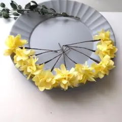 髪飾り、卒業式、カスミソウ、 ヘッドパーツ、成人式、結婚式七五三