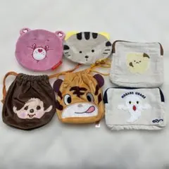 ポーチ、巾着いろいろ