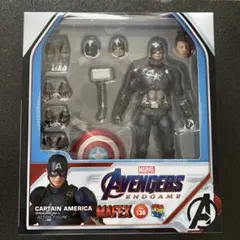 中古フィギュア MAFEX CAPTAIN AMERICA(ENDGAME Ver.) 「アベンジャーズ/エンドゲーム」 アクションフィ MAFEX No.220 CAPTAIN AMERICA Classic Suit Medicom Toy Action Figure Japan  New