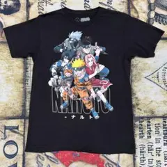 NARUTO ナルト 集合 アニメ キャラクター 半袖Tシャツ M 黒のサムネイル