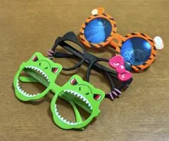 USJ・ディズニー * 恐竜／ハローキティ／ティガー サングラス(メガネ)