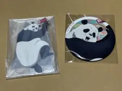 呪術廻戦　セガラッキーくじ　缶バッジ　アクリルスタンド　パンダ
