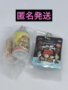 【ガチャ2個】PEANUTS ビスケット　ミニチュアチャーム　スヌーピー