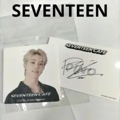 DINO ディノ⭐SEVENTEEN CAFE コースター とカードの2枚セット