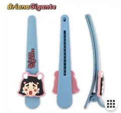 新品・Briana Gigante ロングヘアクリップ 青