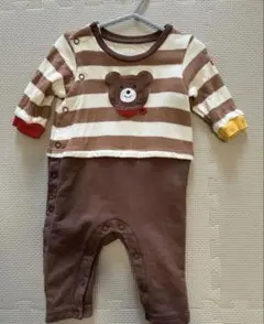 ホットビスケッツ　ロンパース　カバーオール　70 くま