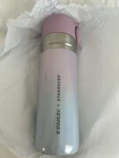 スタバ　STANLEY　グラデーション　ブルーピンク　473㎖