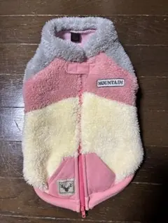 犬用フリースジャケット ピンク