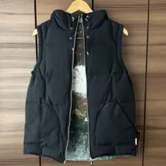 ダウンベスト フード