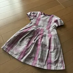 べべ キッズ ワンピース　チェックワンピース　 Bebe