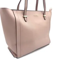 Samantha Thavasa ピンク レザートートバッグ 大容量 美品のサムネイル