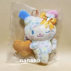 ウサハナ　むにゅぐるみ　ヒョウ柄　ハート　ふわふわボア　マスコットのサムネイル