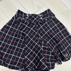 リンジィ　チェック柄スカパン 150cm