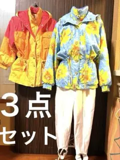 アシックス・ミスフェニックス・エスフィール　スキーウェア３点セット・スリム美脚