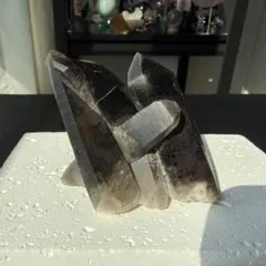 天然石スモーキークォーツのクラスター　置物NO.031302