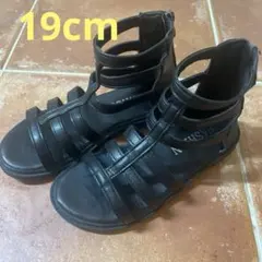 黒サンダル☆19センチ