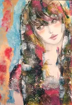 パステル画 原画抽象画 アート - メルカリ