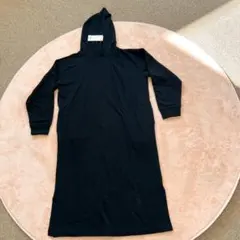【新品】 UNIQLO WOMAN スウェットフーデッドワンピース L