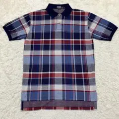 《美品米国製早い者勝ち》ラルフローレンポロシャツマドラスチェック