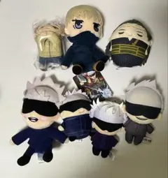 呪術廻戦 ぬいぐるみセット 五条悟 虎杖悠仁 狗巻棘 羂索