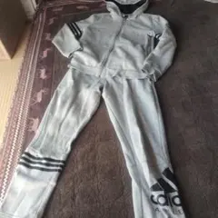 adidas ジャージセット 150 グレー