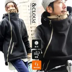 &CLOUd フリースジャケット 黒