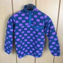 パタゴニア ガールズ ライトウェイト シンチラ スナップT ドット柄 水玉柄