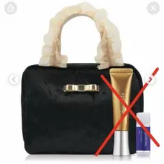 新品未使用　エピステーム　オリジナルベロアポーチ　 クリスマスコフレ