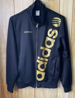 adidas neoジャージ　上着　ゴールド　Sサイズ