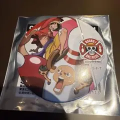 ワンピース ラウンドワン 缶バッジ ルフィ チョッパー - メルカリ