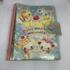 【激レア当時物】平成女児レトロ クラックス 6穴 バインダー シール帳 うさぎ