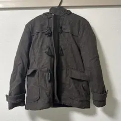 ブラウン ダッフルコート フード付き