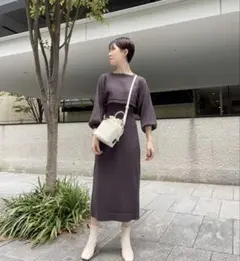 ラグナムーン　ボレロカーデニットワンピース